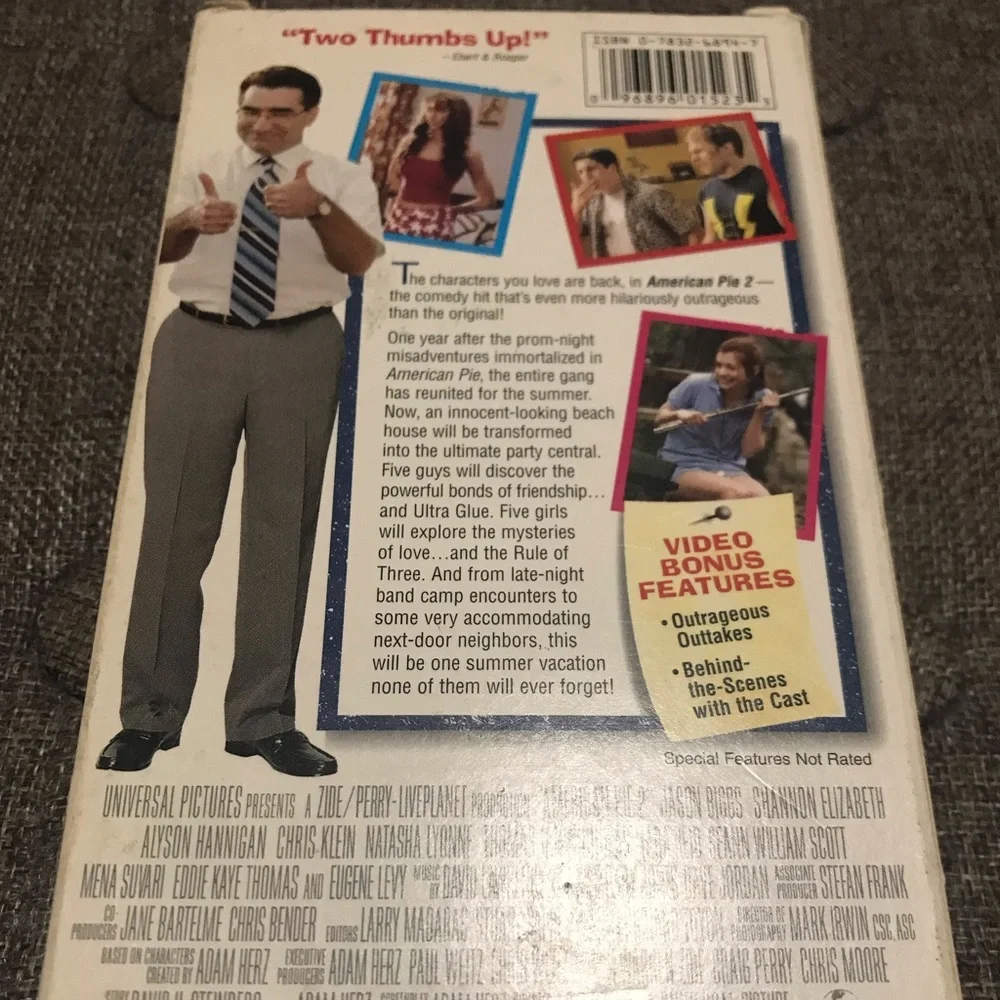 Vintage American Pie 2 VHS 2002 UNTESTED